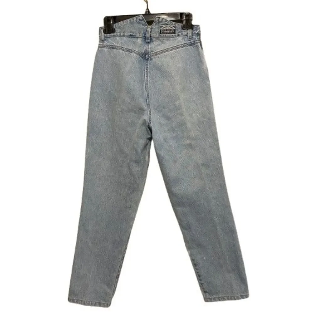 VTG Rocky Mountain High Waisted Western Bareback Blue Jeans Womens Size 29/9